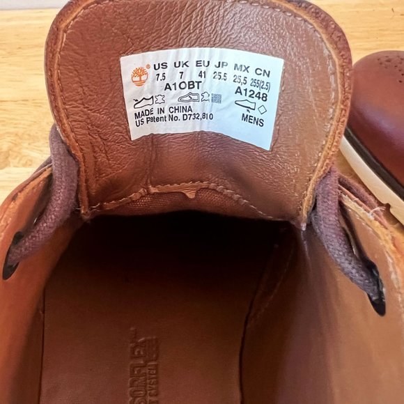 Timberland Brogue Oxford Leather Shoes - Picture 4 of 4